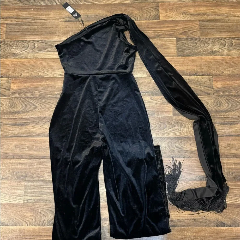 FN Fashion Fusion Velvet Jumpsuit